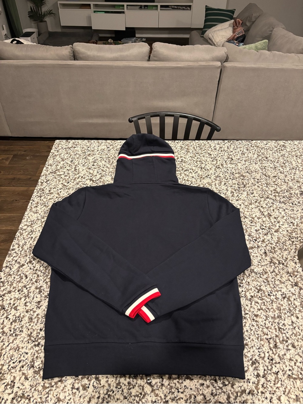 Moncler Tracksuit/Jumpsuit Set | Navy Blue/Red/White | XL and L - Picture 4 of 13